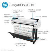 HP DesignJet T530 – storformatsskrivare som DATEK servar